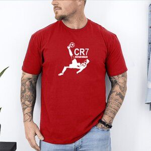 Cristiano Ronaldo Heat Pressed Graphic Tee | Men’s Soccer Shirt S-2XL